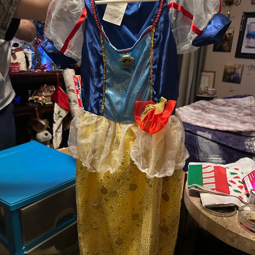 Kids snowwhite Princess Costume - Blue, Yellow, Red